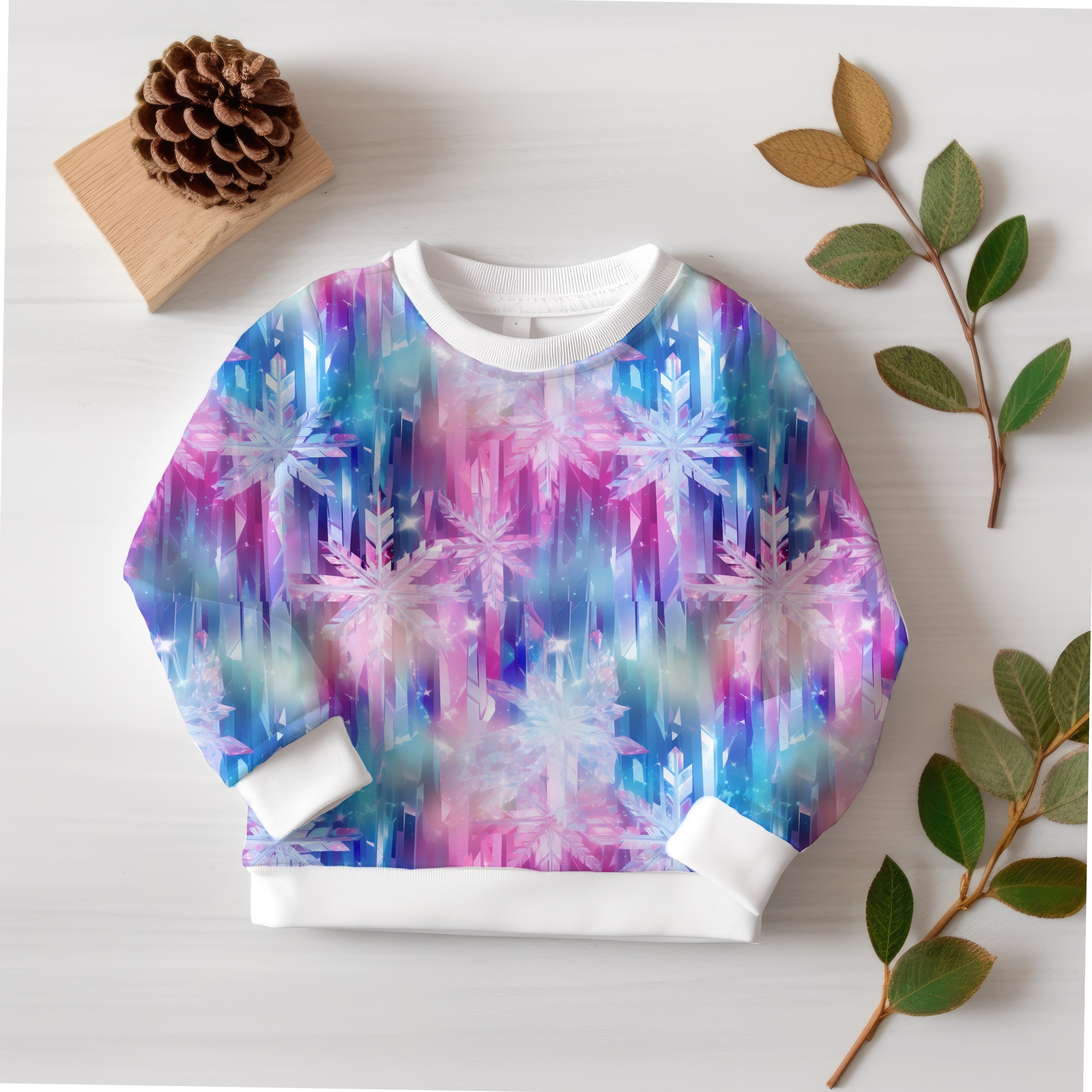 Bunte Schneeflocke Wintervorbestellung